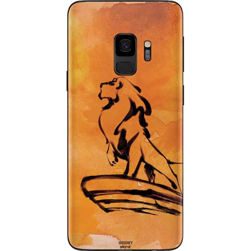 Disney The Lion King Mufasa Water Color Art Galaxy S9 Skin